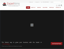 Tablet Screenshot of expertaims.com